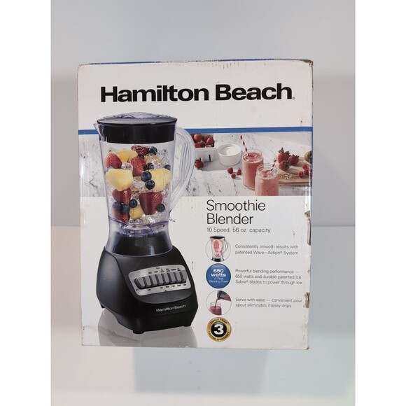 Hamilton Beach 10-Speed Smoothie Blender with 56 oz. BPA-Free Jar Model #50190 - Picture 1 of 6